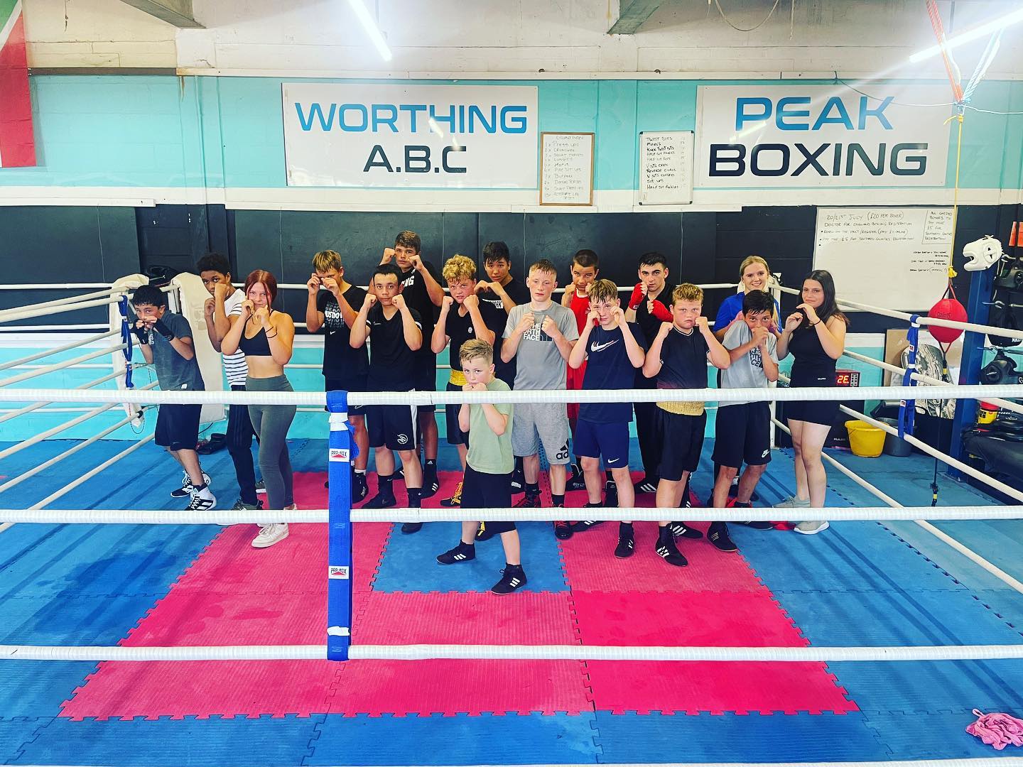 Juniors Boxing Session at Peak Boxing in Worthing